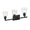 Z-Lite Bohin 3 Light Vanity, Matte Black And Clear Seedy 464-3V-MB - alternate 5